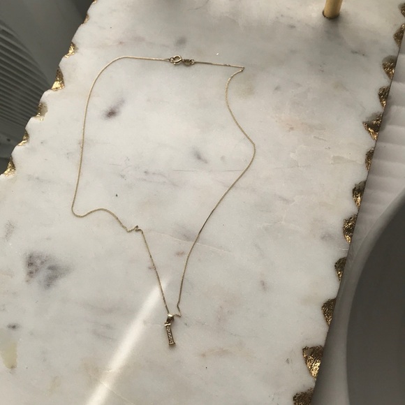 14K gold necklace